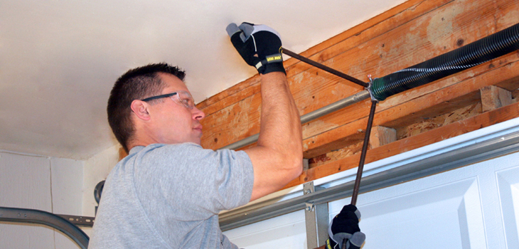 overhead garage door spring repair in Somis